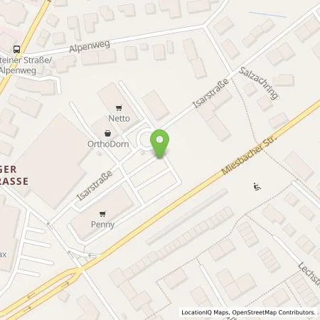 Standortübersicht der Tankstelle EnBW mobility+ AG und Co.KG in 83026 Rosenheim