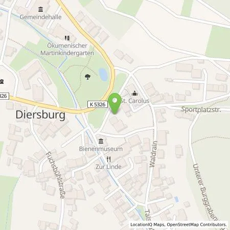 Standortübersicht der Tankstelle Linde Diersburg Inh. Heiko Henninger in 77749 Hohberg