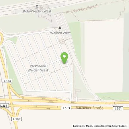 Standortübersicht der Tankstelle TankE GmbH in 50859 Köln
