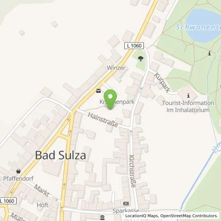 Standortübersicht der Tankstelle TEAG Mobil GmbH in 99518 Bad Sulza