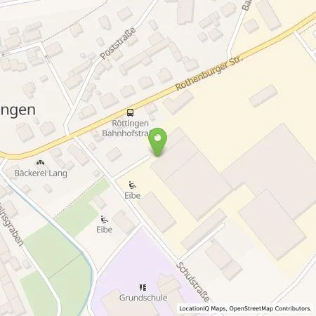 Standortübersicht der Tankstelle HomE of Mobility GmbH in 97285 Röttingen