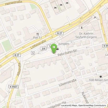 Standortübersicht der Tankstelle Stadtwerke Stuttgart GmbH in 70597 Stuttgart