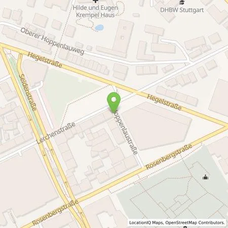 Standortübersicht der Tankstelle Stadtwerke Stuttgart GmbH in 70174 Stuttgart