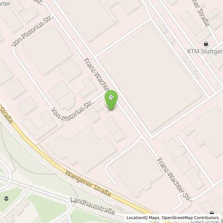 Standortübersicht der Tankstelle Stadtwerke Stuttgart GmbH in 70188 Stuttgart