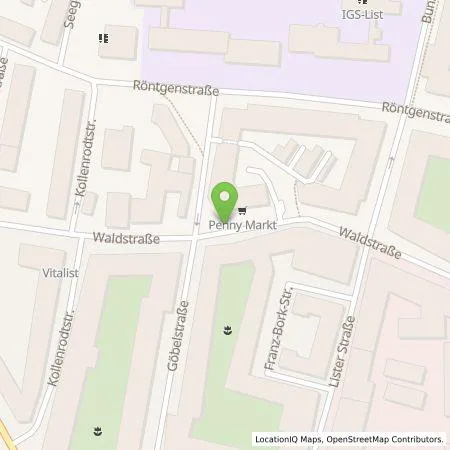 Standortübersicht der Tankstelle enercity AG in 30163 Hannover