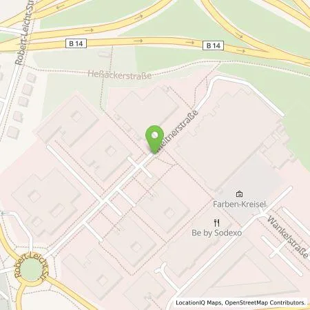 Standortübersicht der Tankstelle Stadtwerke Stuttgart GmbH in 70563 Stuttgart