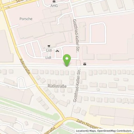 Standortübersicht der Tankstelle Stadtwerke Stuttgart GmbH in 70435 Stuttgart