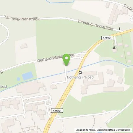 Standortübersicht der Tankstelle Stadtwerke Stuttgart GmbH in 70195 Stuttgart