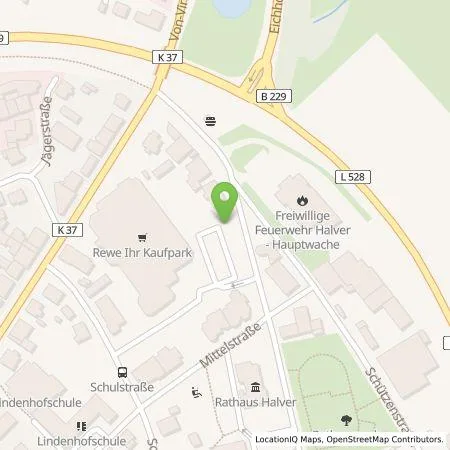 Standortübersicht der Tankstelle Bilkraft GmbH in 58553 Halver