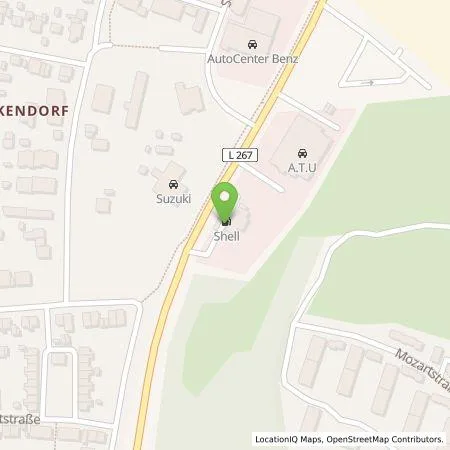 Standortübersicht der Tankstelle Shell Deutschland GmbH in 88400 Biberach