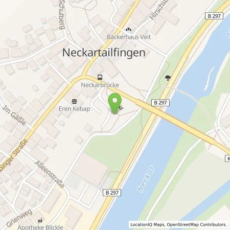 Standortübersicht der Tankstelle Dolfenger Energie eG in 72666 Neckartailfingen