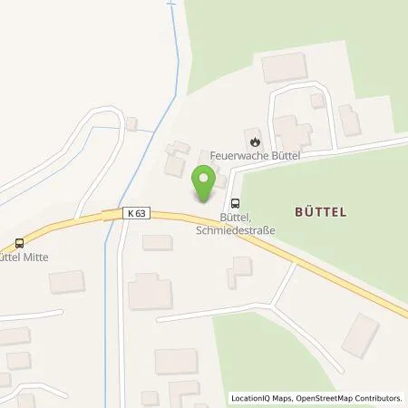 Standortübersicht der Tankstelle Stadtwerke Steinburg GmbH in 25572 Büttel