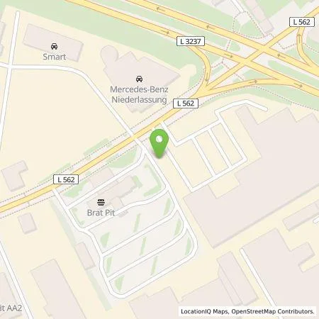 Standortübersicht der Tankstelle Mercedes-Benz High-Power Charging Europe GmbH in 34123 Kassel