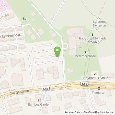 Standortübersicht der Tankstelle enercity AG in 30559 Hannover