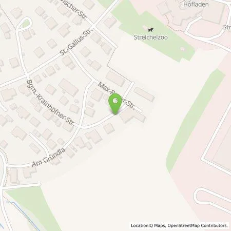 Standortübersicht der Tankstelle Simon Bard in 95502 Himmelkron