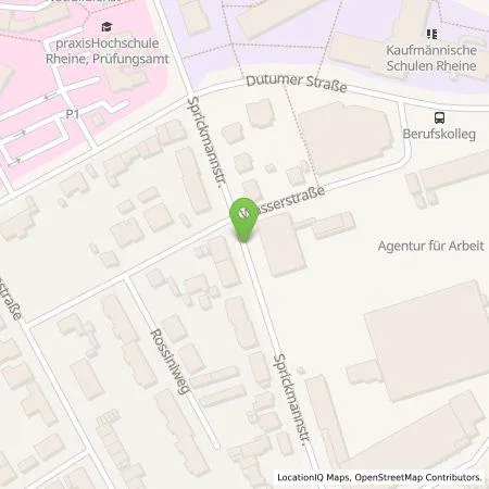 Standortübersicht der Tankstelle Eilinghoff + Team GmbH & Co. KG in 48431 Rheine