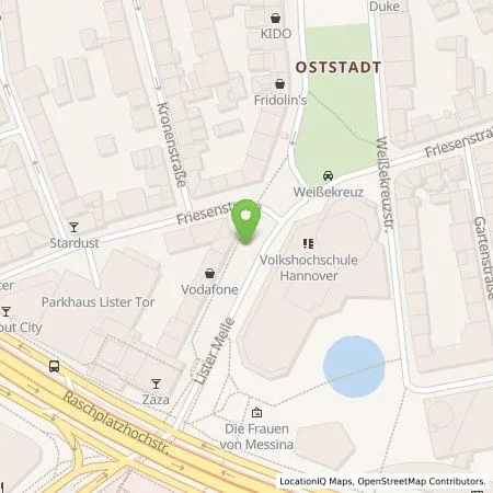 Standortübersicht der Tankstelle enercity AG in 30161 Hannover