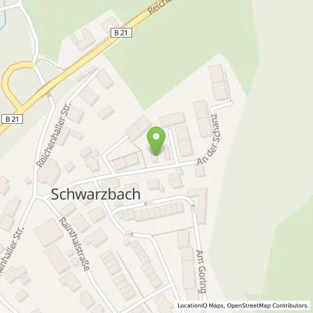 Standortübersicht der Tankstelle Wohnbauwerk im Berchtesgadener Land GmbH in 83435 Bad Reichenhall