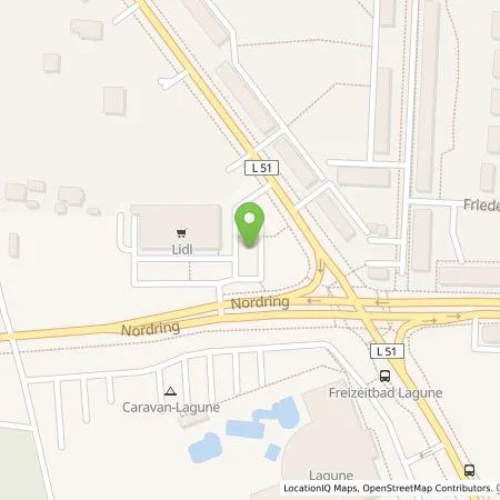 Standortübersicht der Tankstelle Lidl Dienstleistung GmbH & Co. KG in 03044 Cottbus