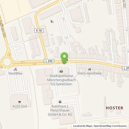 Standortübersicht der Tankstelle HOCHTIEF Ladepartner GmbH in 41238 Mönchengladbach