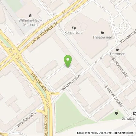 Standortübersicht der Tankstelle E.ON Drive GmbH in 67059 Ludwigshafen am Rhein