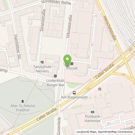 Standortübersicht der Tankstelle enercity AG in 30159 Hannover