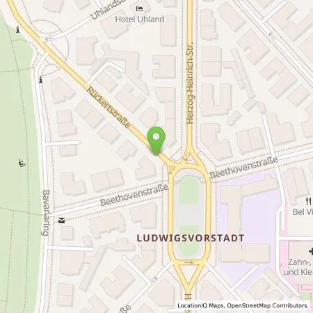 Standortübersicht der Tankstelle SWM Versorgungs GmbH in 80336 München