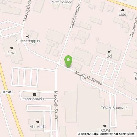 Standortübersicht der Tankstelle BP Europa SE in 97980 Bad Mergentheim