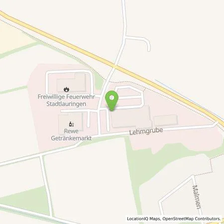 Standortübersicht der Tankstelle BP Europa SE in 97488 Stadtlauringen