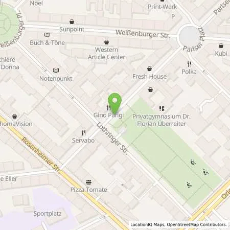 Standortübersicht der Tankstelle SWM Versorgungs GmbH in 81667 München