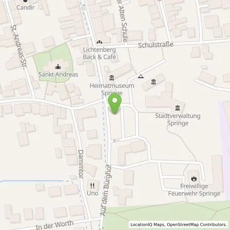 Standortübersicht der Tankstelle enercity AG in 31832 Springe