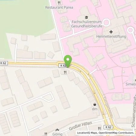 Standortübersicht der Tankstelle enercity AG in 30559 Hannover