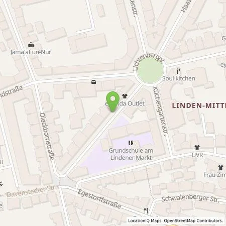 Standortübersicht der Tankstelle enercity AG in 30449 Hannover