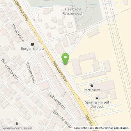 Standortübersicht der Tankstelle Stadtwerke Forchheim GmbH in 91301 Forchheim