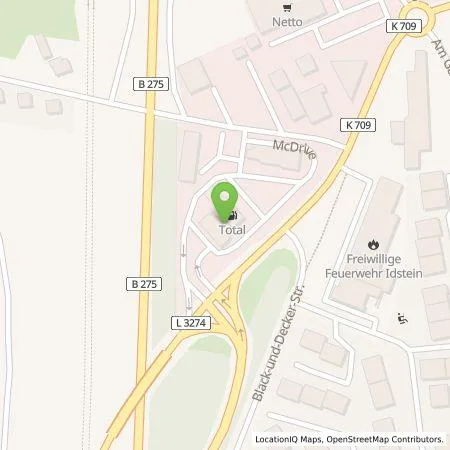 Standortübersicht der Tankstelle Circle K Deutschland GmbH in 65510 Idstein