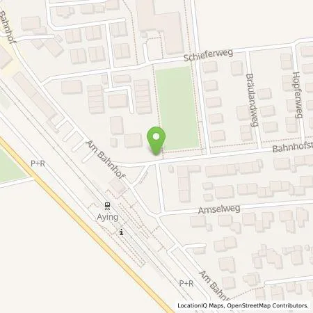 Standortübersicht der Tankstelle Energie Südbayern GmbH in 85653 Aying