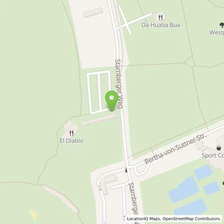 Standortübersicht der Tankstelle Energie Südbayern GmbH in 82110 Germering