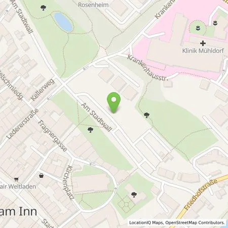 Standortübersicht der Tankstelle Energie Südbayern GmbH in 84453 Mühldorf a. Inn
