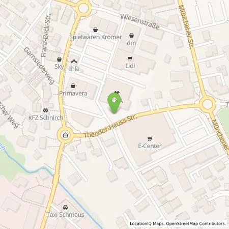 Standortübersicht der Tankstelle Energie Südbayern GmbH in 86551 Aichach