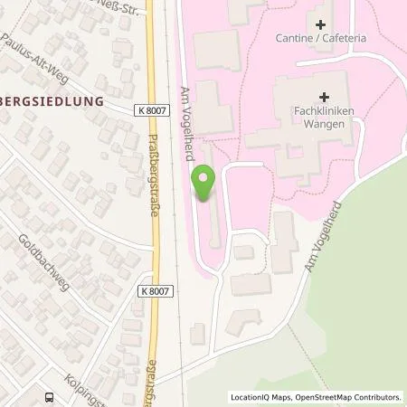 Standortübersicht der Tankstelle Energie Südbayern GmbH in 88239 Wangen im Allgäu