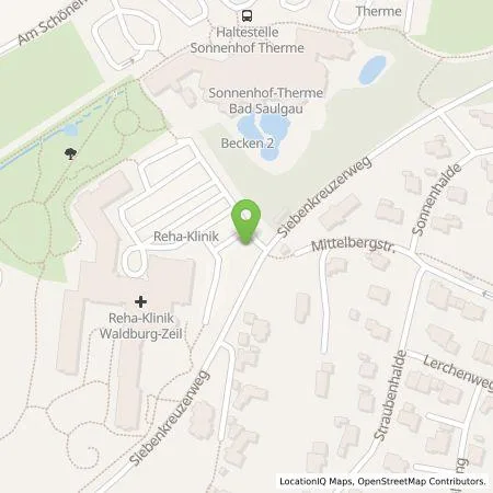 Standortübersicht der Tankstelle Energie Südbayern GmbH in 88348 Bad Saulgau