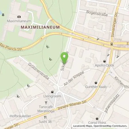 Standortübersicht der Tankstelle SWM Versorgungs GmbH in 81667 München