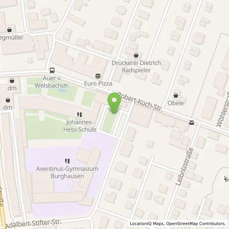 Standortübersicht der Tankstelle Energie Südbayern GmbH in 84489 Burghausen