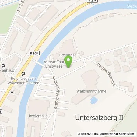 Standortübersicht der Tankstelle Energie Südbayern GmbH in 83471 Berchtesgaden