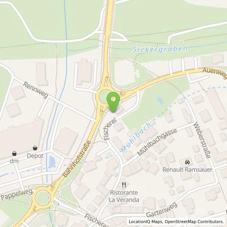 Standortübersicht der Tankstelle Energie Südbayern GmbH in 84130 Dingolfing