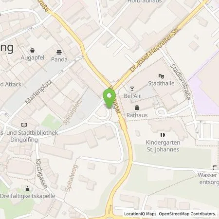 Standortübersicht der Tankstelle Energie Südbayern GmbH in 84130 Dingolfing