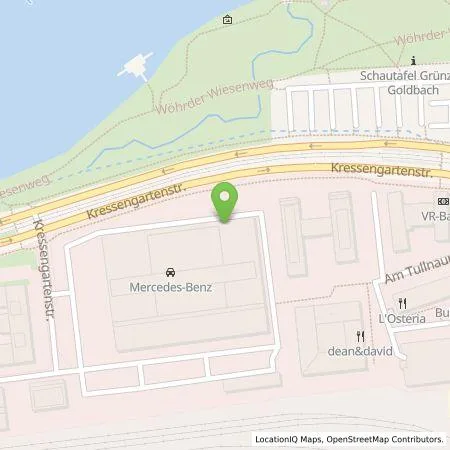 Standortübersicht der Tankstelle Mercedes- Benz AG - Niederlassung Nürnberg in 90402 Nürnberg