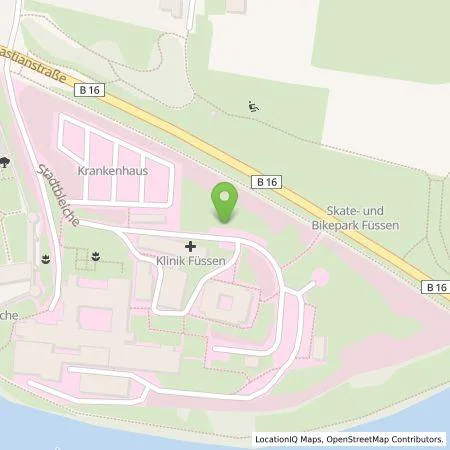 Standortübersicht der Tankstelle VWEW Kommunal GmbH in 87629 Füssen