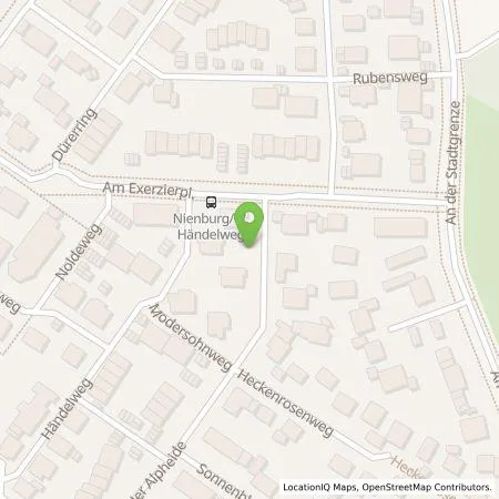 Standortübersicht der Tankstelle Nienburg Energie GmbH in 31582 Nienburg (Weser)