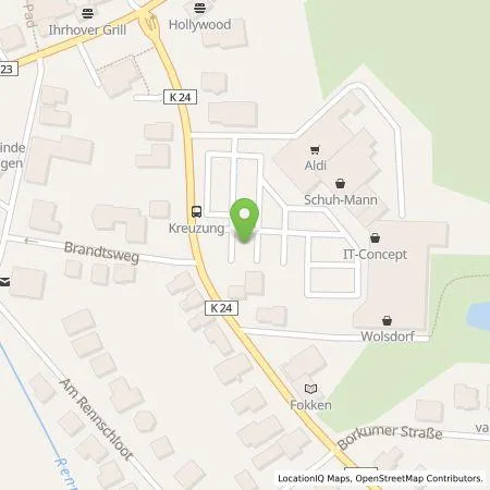 Standortübersicht der Tankstelle Vattenfall Smarter Living GmbH in 26810 Westoverledingen